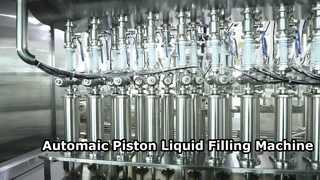 Máy chiết rót pít-tông tự động 50-1000ml cho hóa chất nông nghiệp / hóa chất / phân bón