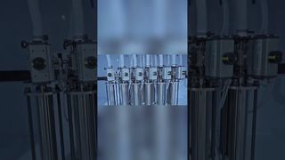 Dây chuyền chiết rót sát trùng 30ml #fillingbottleline#automaticfillingmachine #automaticpackingmachine