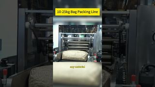 Dây chuyền sản xuất xếp hàng đóng gói bao bì 10-25kg hoàn toàn tự động | Chuyển đổi tham số bằng một cú nhấp chuột