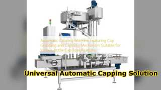 Máy đóng nắp tự động cho tất cả các loại chai