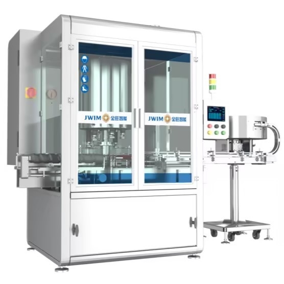 8 đầu Máy đắp nắp tự động FX-8AS 4.0KW 100ml-1L Tốc độ cao chọn và đặt