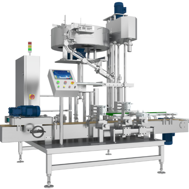 1-5L/5-30L trống tự động một đầu chai Ropp Capping Machine FX-1D 600BPH