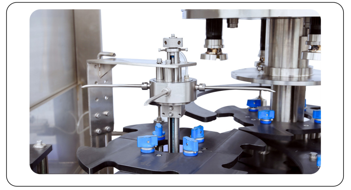 PLC điều khiển Rotary tự động vít máy nắp 8 đầu 50ML-1000ML Max 9000 BPH