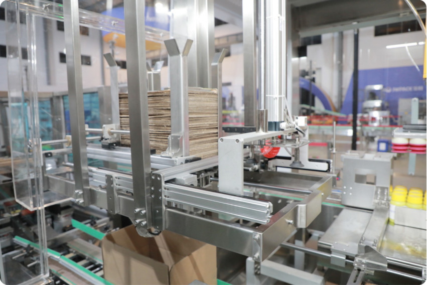 6-12 Carton/Min KZJ-2AH Máy đóng gói carton hoàn toàn tự động 380V 5.5KW