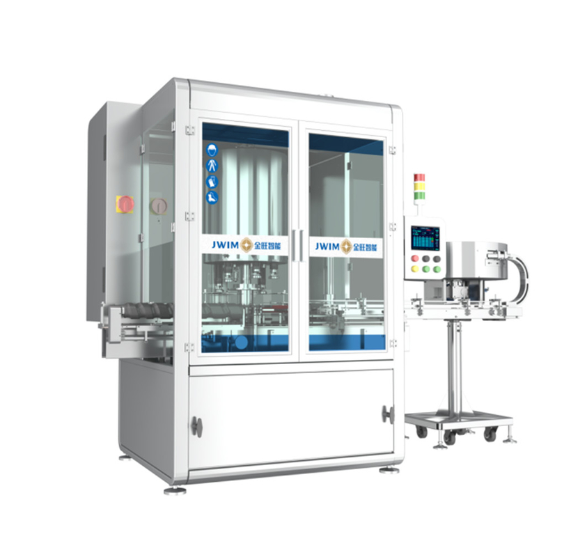 PLC điều khiển Rotary tự động vít máy nắp 8 đầu 50ML-1000ML Max 9000 BPH