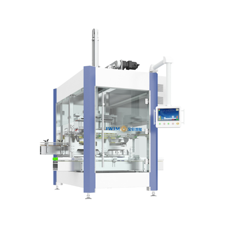 KZ-2T Máy đóng gói hộp hộp tự động đầy đủ cho chai thủy tinh tròn hoặc vuông thông thường và chai nhựa
