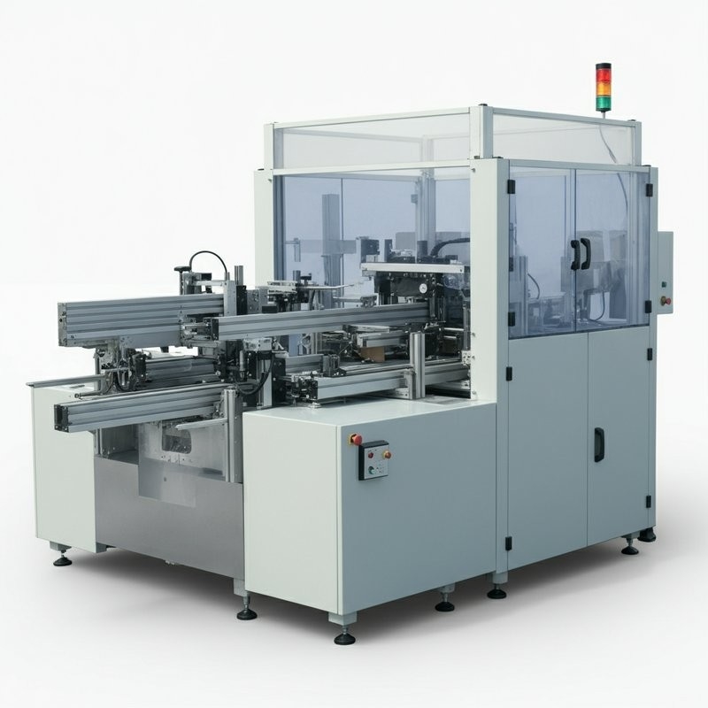 Tự động Carton Erector Machine Left In Right Out Open Carton cho ngành công nghiệp nông hóa