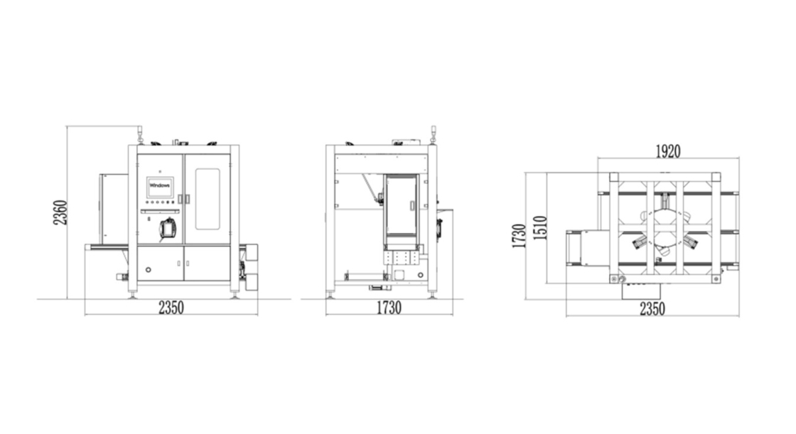 KZ-1200D Spider Gripper Carton Packing Machine với không gian chiếm đóng nhỏ để cải thiện hiệu quả