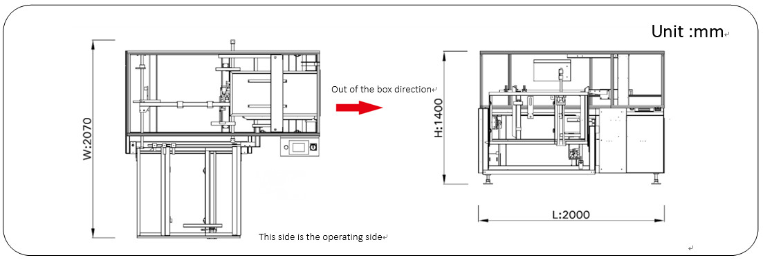 PLC điều khiển GPK-40 máy dựng hộp tự động để mở hộp gấp 8-10 hộp / phút