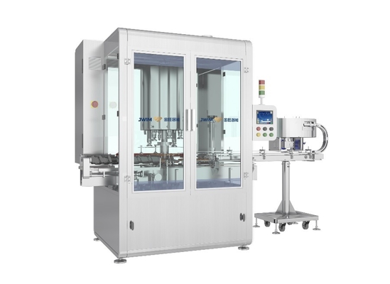 Máy đóng nắp trục vít tự động quay PLC 6 đầu 50ML-1000ML 6500 BPH Tự động