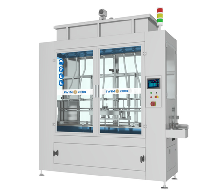 Chất hóa học chất lỏng ăn mòn 304 khung 1-5L Máy điền chai máy vi tính