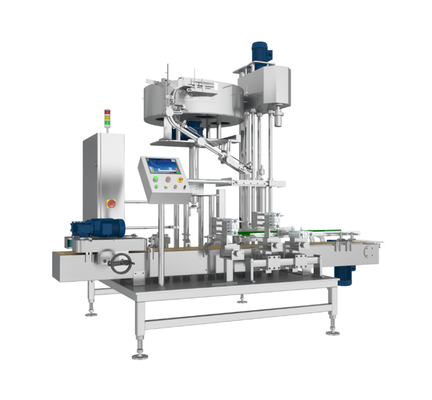 phân bón 5-30L trống đầu duy nhất máy nắp tự động