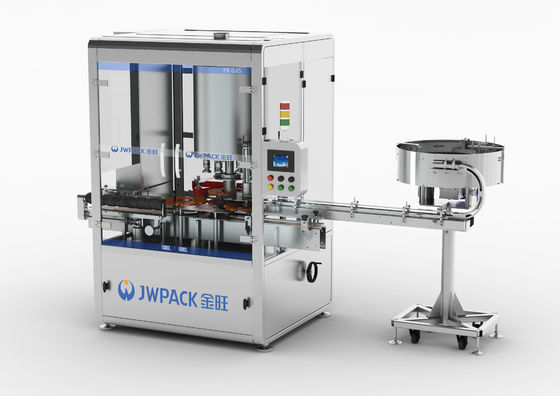 Máy đóng nắp quay tự động 100 BPM Chai thủy tinh Máy chiết rót và đóng nắp chai thủy tinh