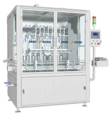 Máy chiết rót thuốc trừ sâu 50 Bpm 50-1000mL Máy đóng gói 8 vòi